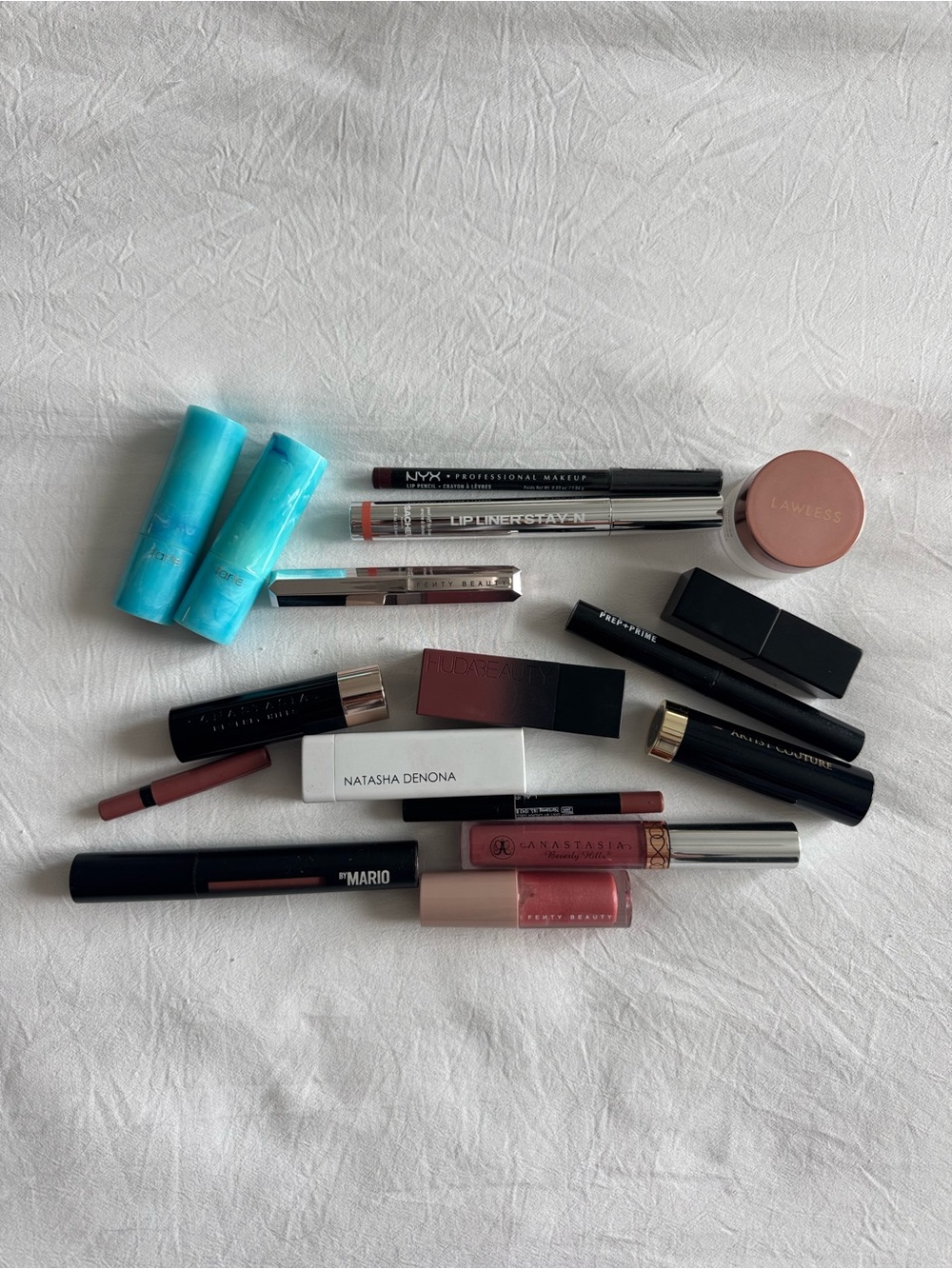 Assorted Women’s Lipsticks & Lip Glosses - Multiple Brands - Nude/Pink Shades